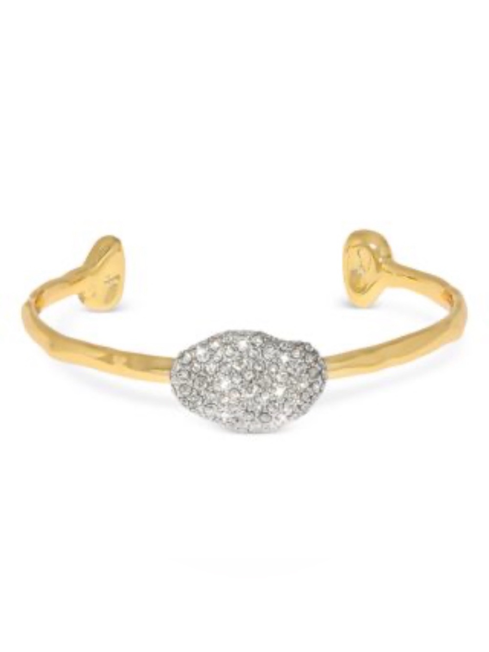 Alexis Bittar Solanales Crystal Pebble Skinny Cuff Bracelet